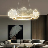 Lampadario applique con Eleganza dorata LED - clowasit.com